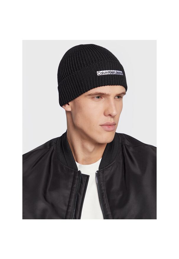Czapka Calvin Klein Jeans. Kolor: czarny