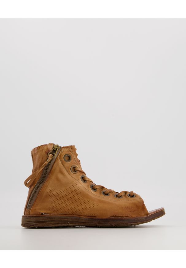 Venezia - SANDAŁY Z CHOLEWKĄ 534074 TIGER. Materiał: skóra, syntetyk, nubuk. Obcas: na obcasie. Wysokość obcasa: średni