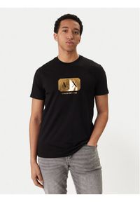 Armani Exchange T-Shirt XM002826 AF12308 UC001 Czarny Regular Fit. Kolor: czarny. Materiał: bawełna #1