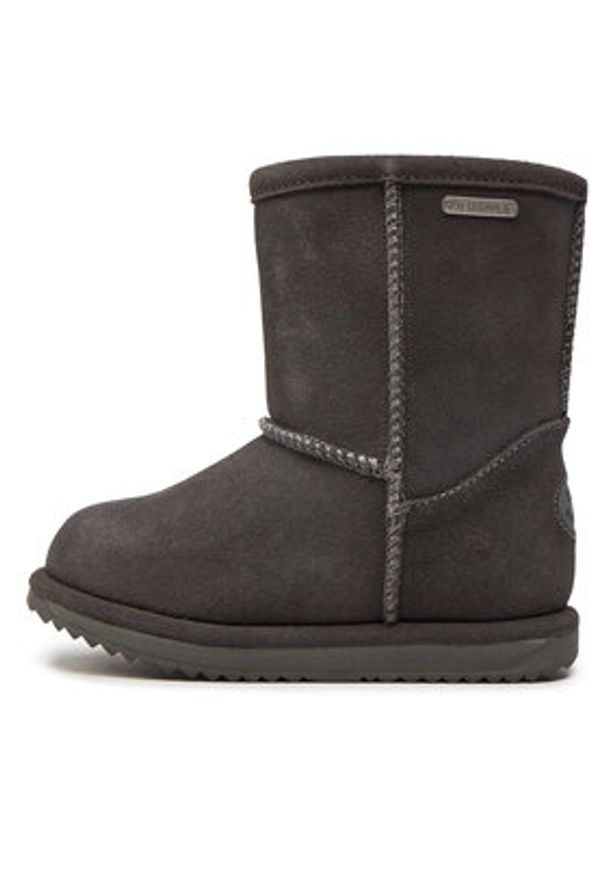 EMU Australia Śniegowce Brumby Lo K10773 Szary. Kolor: szary. Materiał: zamsz, skóra