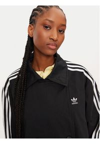 Adidas - adidas Trencz adicolor IZ0381 Czarny Loose Fit. Kolor: czarny. Materiał: bawełna #3