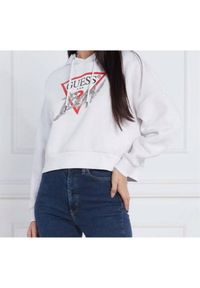 Damska Bluza Guess Icon Hoody Biała, Rozmiar S. Kolor: biały #1