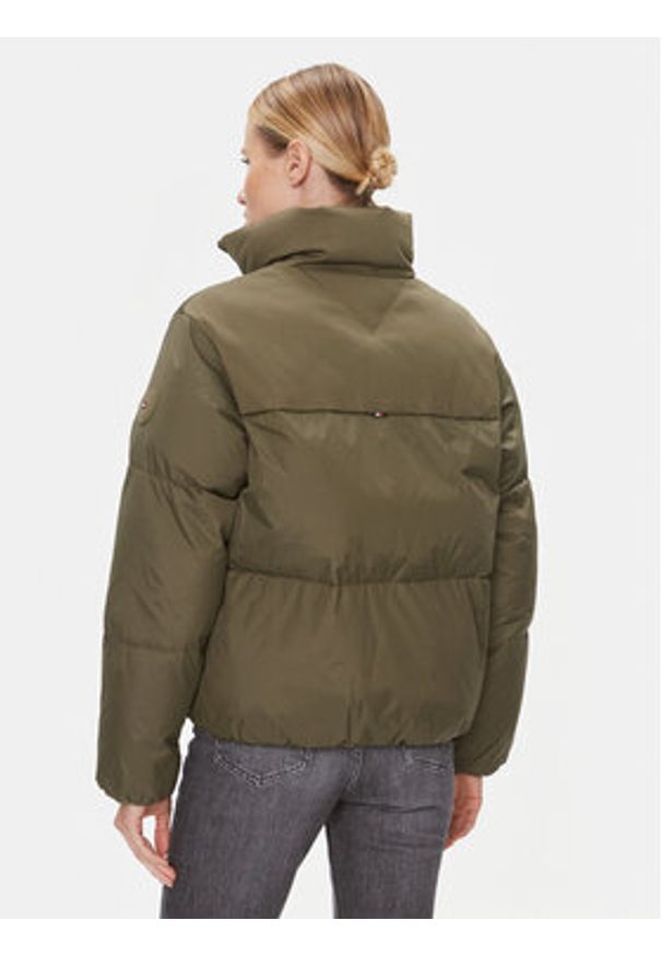 TOMMY HILFIGER - Tommy Hilfiger Kurtka zimowa New York WW0WW39748 Zielony Relaxed Fit. Kolor: zielony. Materiał: syntetyk. Sezon: zima