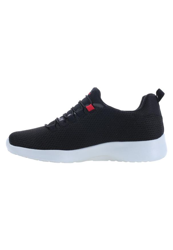 skechers - Buty na co dzień męskie SKECHERS DYNAMIGHT siateczka. Okazja: na co dzień. Kolor: czarny. Sport: fitness