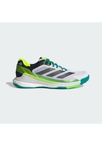 Adidas - Buty Crazyquick BOOST Padel. Zapięcie: zamek. Kolor: czarny, biały, wielokolorowy. Materiał: materiał. Sport: tenis