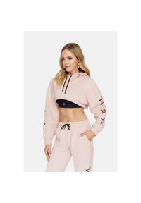 Bluza fitness damska Cardio Bunny Stars. Kolor: różowy. Sport: fitness