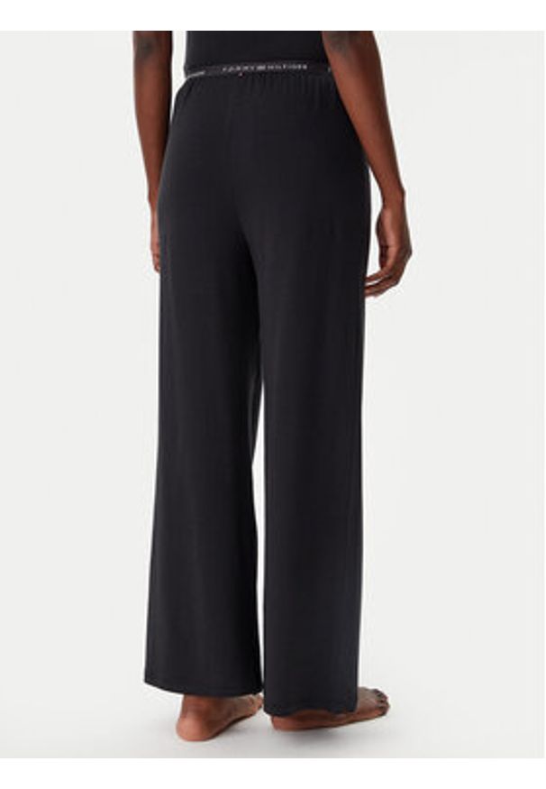 TOMMY HILFIGER - Tommy Hilfiger Spodnie piżamowe UW0UW05776 Czarny Relaxed Fit. Kolor: czarny. Materiał: bawełna