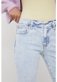 GAP jeansy damskie medium waist. Kolor: niebieski #3