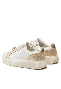 Geox Sneakersy D Graisy D46XFG 046JS C1ZH6 Biały. Kolor: biały. Materiał: skóra