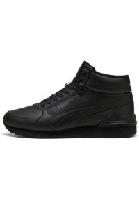 Buty Puma St Runner V4 Mid Czarny. Kolor: czarny. Materiał: materiał. Sport: fitness #1