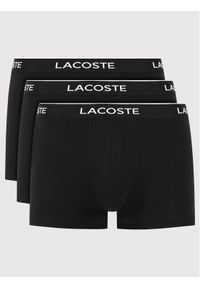 Lacoste Komplet 3 par bokserek 5H3389 Czarny. Kolor: czarny. Materiał: bawełna