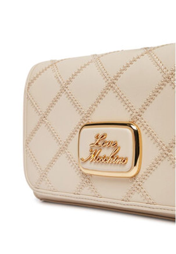 Love Moschino - LOVE MOSCHINO Torebka JC4311PP0LKK111A Écru. Materiał: skórzane