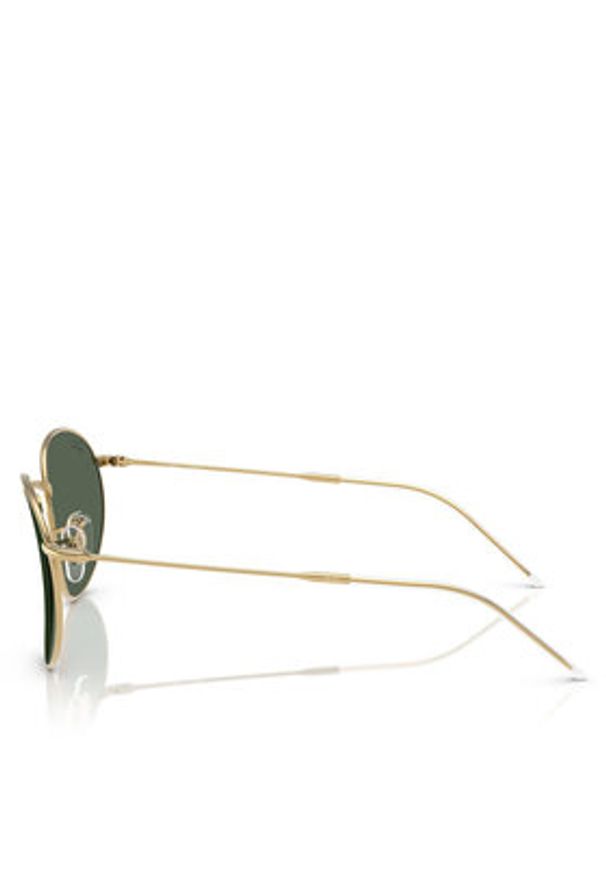 Ray-Ban Okulary przeciwsłoneczne Round Reverse 0RBR0103S 001/VR53 Złoty. Kolor: złoty