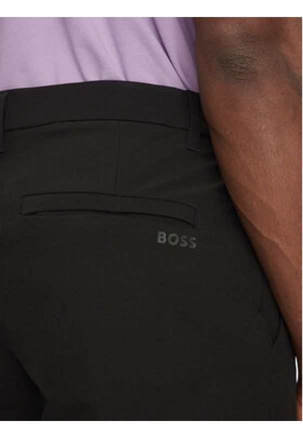 BOSS Szorty materiałowe S_Commuter_10.5 inch 50540337 Czarny Slim Fit. Kolor: czarny. Materiał: syntetyk