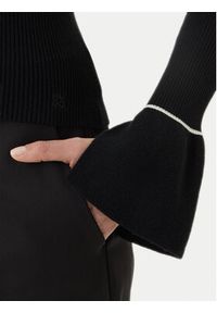 Hugo - HUGO Sweter Samur 50554077 Czarny Slim Fit. Kolor: czarny. Materiał: wiskoza #4