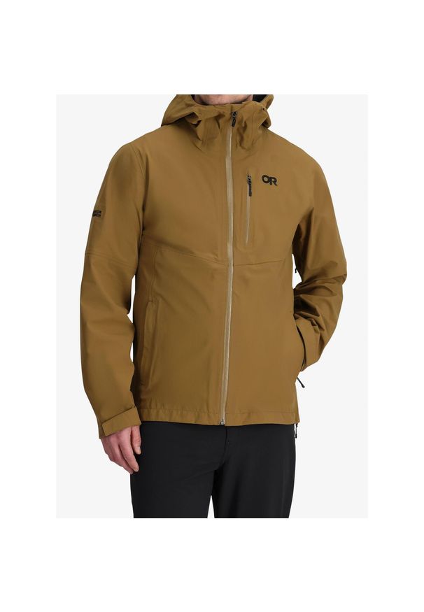 OUTDOOR RESEARCH - Kurtka z membraną męska Outdoor Research Foray 3L Jacket. Kolor: brązowy. Sport: outdoor