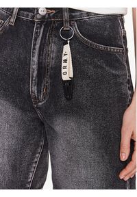 Grimey Szorty jeansowe GSJ157 Czarny Regular Fit. Kolor: czarny. Materiał: jeans, bawełna #5