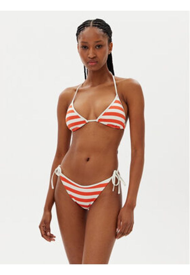 TOMMY HILFIGER - Tommy Hilfiger Góra od bikini UW0UW05901 Pomarańczowy. Kolor: pomarańczowy. Materiał: syntetyk