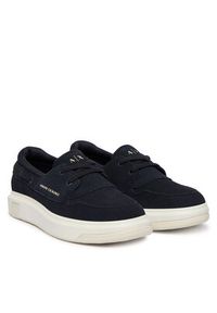 Armani Exchange Sneakersy XM002686 AF17369 ZB004 Granatowy. Kolor: niebieski. Materiał: skóra, zamsz #6