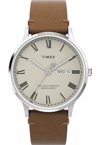 Zegarek Timex Zegarek męski Timex TW2W50600 brązowy. Kolor: brązowy #1