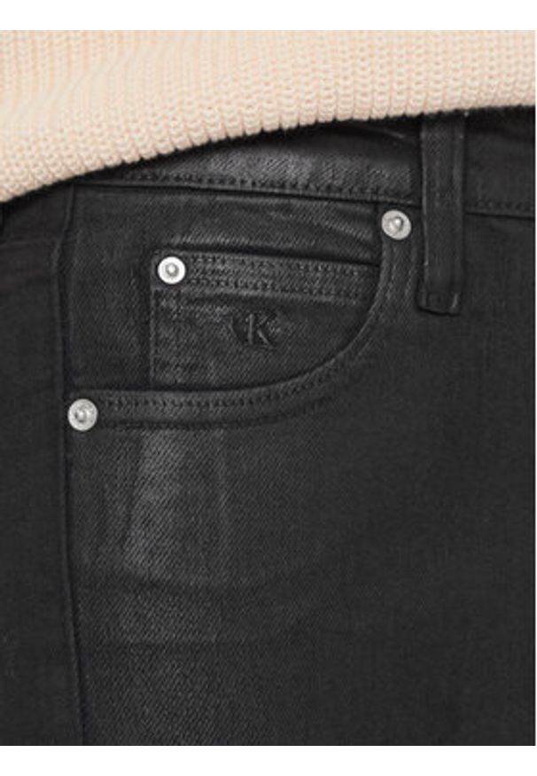 Calvin Klein Jeans Jeansy J20J222135 Czarny Skinny Fit. Kolor: czarny