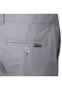 Bawełniane Męskie Krótkie Spodenki (Szorty) - Pako Jeans - Popielate. Kolor: szary. Materiał: bawełna. Długość: krótkie. Sezon: lato. Styl: klasyczny #3
