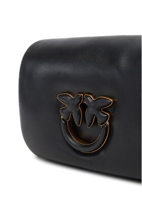 Pinko - PINKO Torebka Love Click Puff Baby 101584 A10F Czarny. Kolor: czarny. Materiał: skórzane