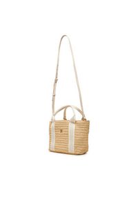 TOMMY HILFIGER - Tommy Hilfiger Torebka Th Spring Logo Mini Tote AW0AW17199 Beżowy. Kolor: beżowy #4