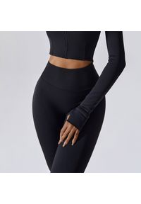 Intica - Legginsy treningowe z wysokim stanem do ćwiczeń Diega. Stan: podwyższony. Kolor: zielony. Materiał: materiał. Sport: fitness #5