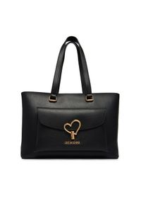 Love Moschino - LOVE MOSCHINO Torebka JC4136PP1OLQ0000 Czarny. Kolor: czarny. Materiał: skórzane #1