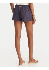 Roxy Szorty materiałowe Oceanside ARJNS03007 Granatowy Regular Fit. Kolor: niebieski. Materiał: wiskoza, len #4