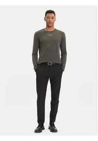 Marc O'Polo Longsleeve 528 2012 52020 Zielony Regular Fit. Typ kołnierza: polo. Kolor: zielony. Materiał: bawełna. Długość rękawa: długi rękaw #5