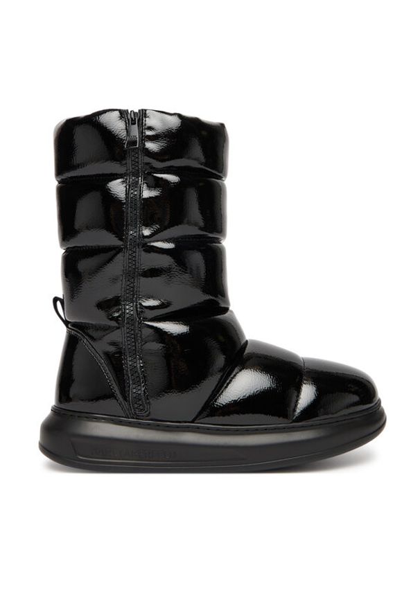 Karl Lagerfeld - KARL LAGERFELD Śniegowce Kapri Kosi KL44573A Czarny. Kolor: czarny. Materiał: skóra