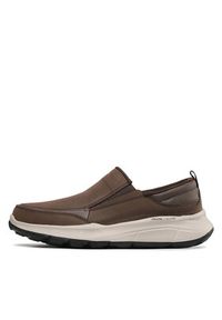 skechers - Skechers Półbuty Harvey 232517/CHOC Brązowy. Kolor: brązowy. Materiał: skóra #3