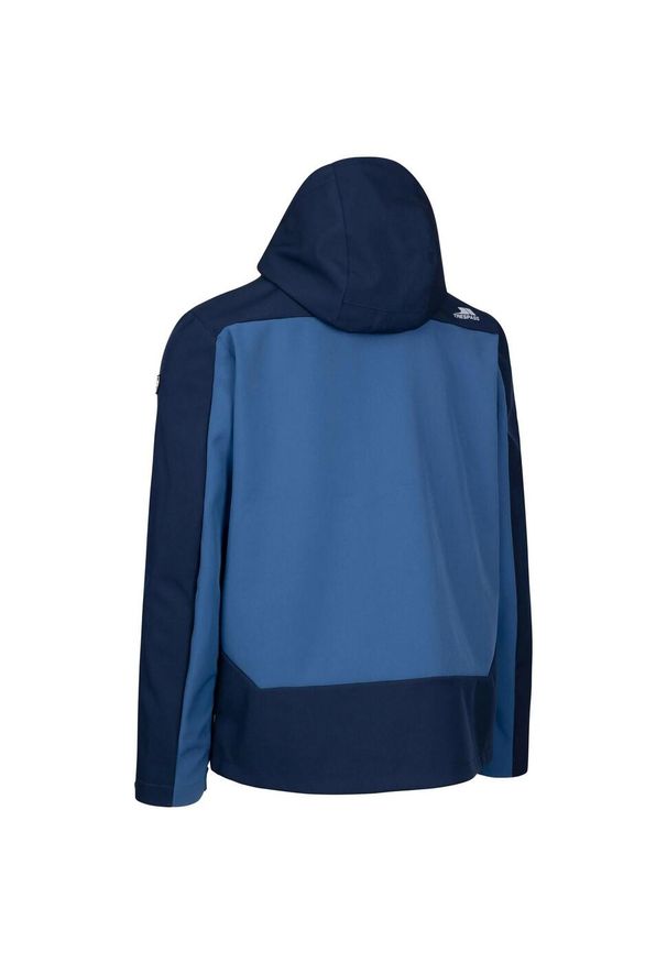 TRESPASS - Kurtka Softshell Męska Tamston TP75. Kolor: niebieski. Materiał: softshell. Sport: turystyka piesza