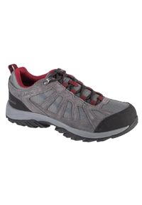 columbia - Buty trekkingowe męskie, Redmond III WP. Kolor: wielokolorowy, szary. Materiał: zamsz, materiał. Szerokość cholewki: normalna