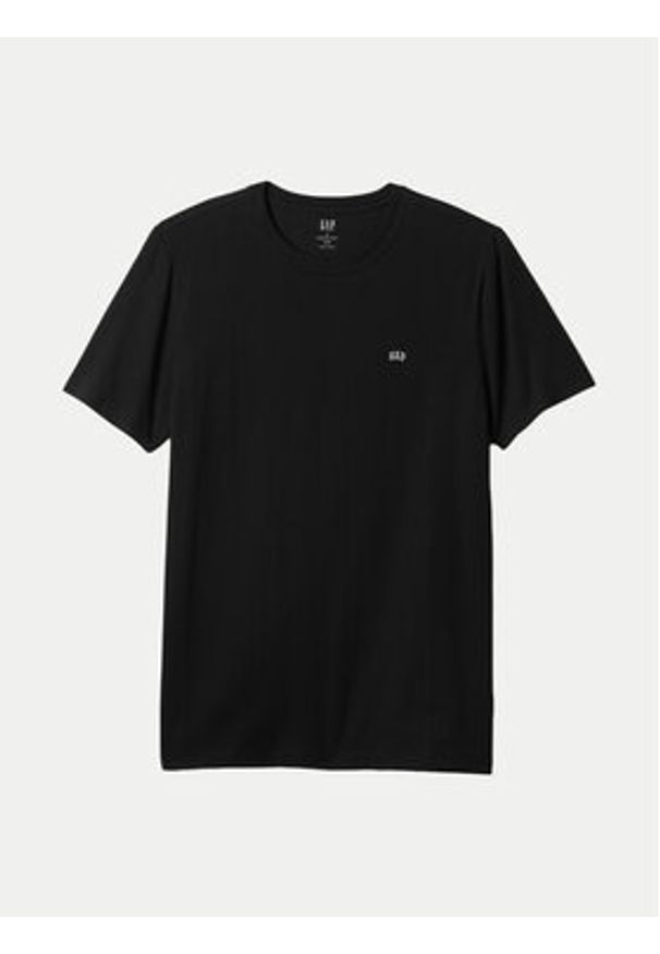 GAP - Gap T-Shirt 502022-02 Czarny Regular Fit. Kolor: czarny. Materiał: bawełna