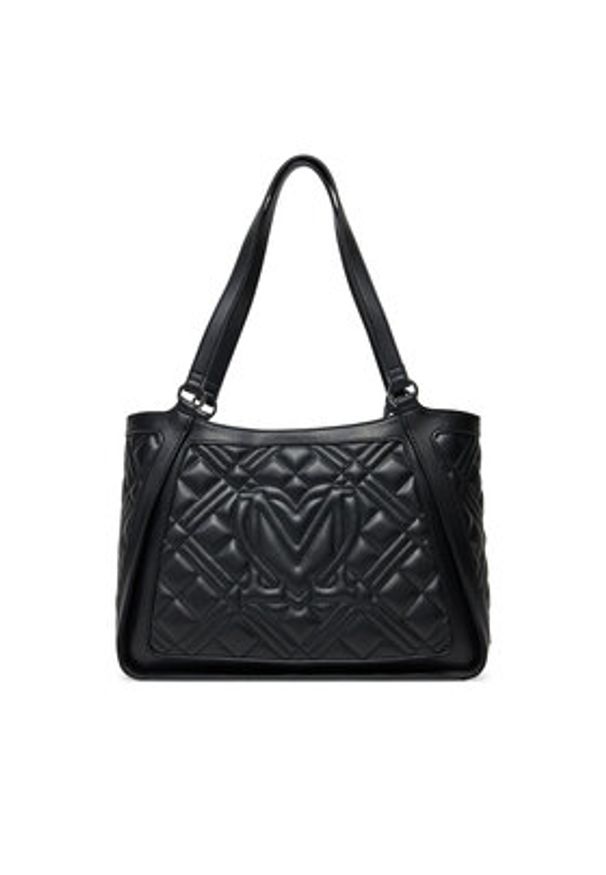 Love Moschino - LOVE MOSCHINO Torebka JC4206PP0MLA000 Czarny. Kolor: czarny. Materiał: skórzane