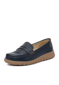 Go Soft Mokasyny CEO-WI23-GHANA-15 Granatowy. Kolor: niebieski. Materiał: skóra #5