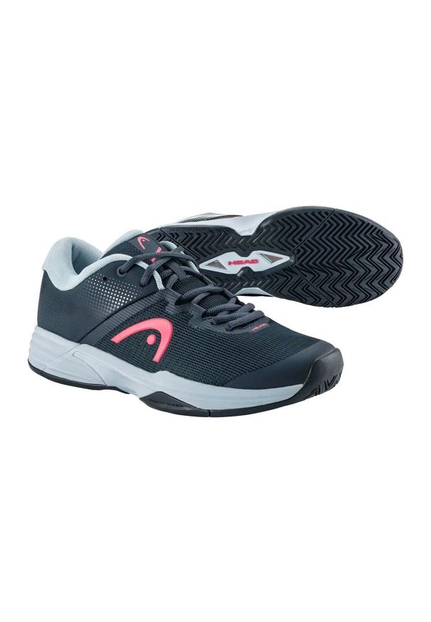 Buty tenisowe damskie Head Revolt Evo 2.0 Clay. Kolor: niebieski. Sport: tenis