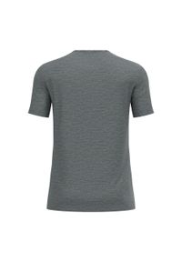 Odlo - Koszulka męska ODLO Merino 160 BL Top - 100% wełna merino, krótki rękaw. Kolor: szary. Materiał: wełna. Długość rękawa: krótki rękaw. Długość: krótkie #2