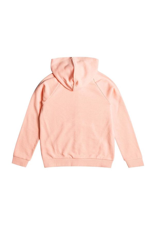 Roxy bluza dziecięca kolor pomarańczowy z kapturem gładka. Okazja: na co dzień. Typ kołnierza: kaptur. Kolor: pomarańczowy. Materiał: poliester. Wzór: gładki. Styl: casual