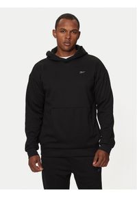 Reebok Bluza Strength Hoodie 100070728 Czarny Regular Fit. Kolor: czarny. Materiał: syntetyk #1