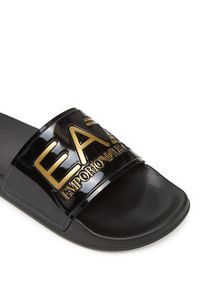 EA7 Emporio Armani Klapki 7X000108 AF15118 PC001 Czarny. Kolor: czarny. Materiał: syntetyk #5