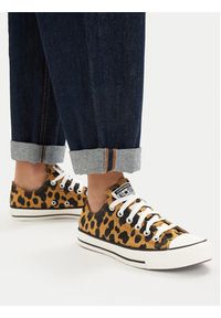 Converse Trampki Chuck Taylor All Star Cow Print A17920C Pomarańczowy. Kolor: brązowy. Materiał: materiał. Wzór: nadruk #7