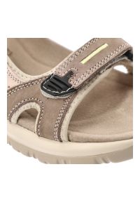 Sandały damskie McKeylor, cholewka ze skóry naturalnej zapinane na rzep miękka profilowana wkładka lekka amortyzująca, beżowe, 95414. Zapięcie: rzepy. Kolor: beżowy. Materiał: skóra #3