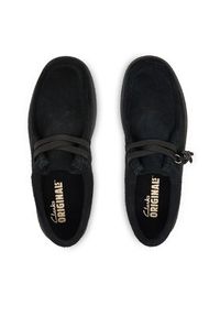 Clarks Półbuty Boxbee Walla. 26328111 Czarny. Kolor: czarny. Materiał: skóra, zamsz #4