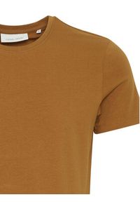 Casual Friday T-Shirt 20503063 Brązowy Slim Fit. Okazja: na co dzień. Kolor: brązowy. Materiał: bawełna. Styl: casual #6
