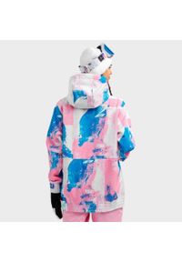 SIROKO - Kurtka snowboardowa damska W1-W Holi. Kolor: wielokolorowy, niebieski, różowy. Materiał: softshell, materiał. Sport: snowboard #2