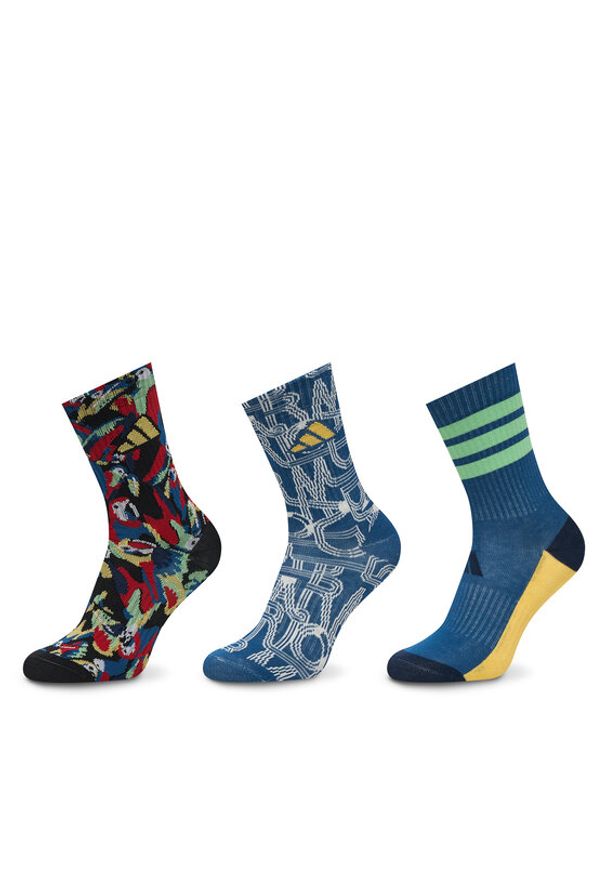 Adidas - adidas Skarpety długie KA9946 Niebieski. Kolor: niebieski. Materiał: bawełna